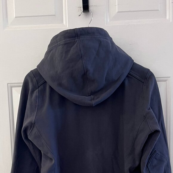 American Giant Woman's Oxford Blue Classic Full Zipper Hoodie Sz Med - Picture 4 of 11